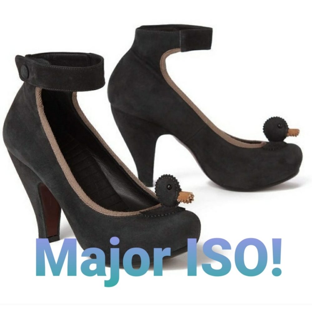 ISO!! Anthropologie Mallard Heels by Chie Mihara